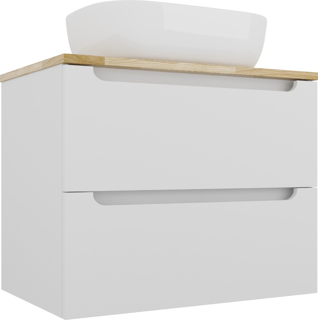 

Style Line Тумба под умывальник Бали 60см 2 ящика Plus (подвесная)