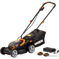 Газонокосилка Worx WG779E.1 (с 2-мя АКБ 4 Ач)