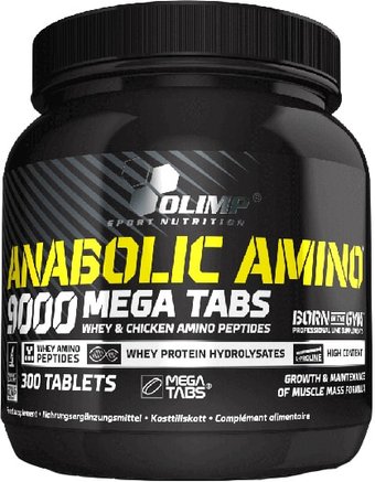 BCAA Olimp Anabolic Amino 9000 Mega Tabs (300 капсул)