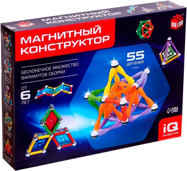 

Магнитный конструктор Unicon Необычные фигуры 1387369