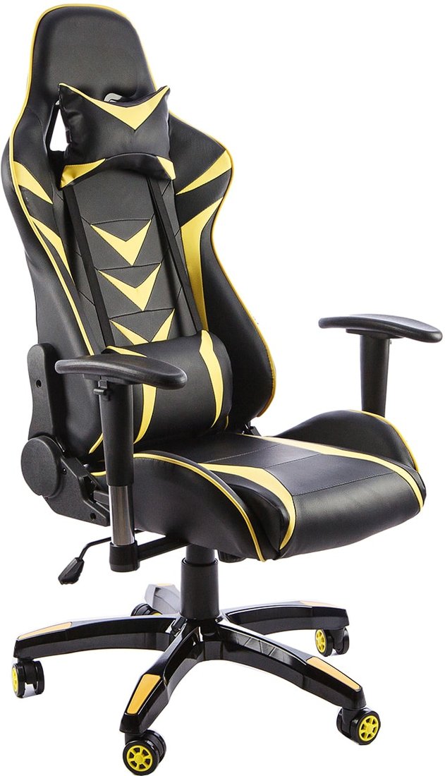 

Игровое (геймерское) кресло Calviano Mustang (черный/желтый)