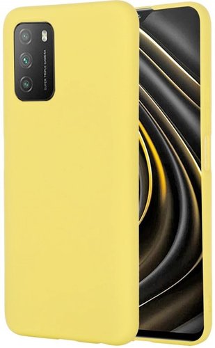Case Cheap Liquid для Poco M3 (желтый)