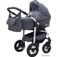 Универсальная коляска Bart-Plast Fenix Prime PCOF (3 в 1, 01 синий джинс)