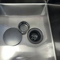 Кухонная мойка Roxen Simple 560220-70B PVD графит (с коландером и дозатором)