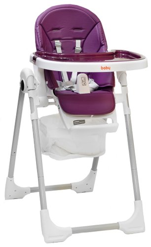 Высокий стульчик Baby Prestige Junior Lux (фиолетовый)
