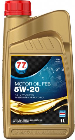 

Моторное масло 77 Lubricants Motor Oil FEB 5W-20 1л