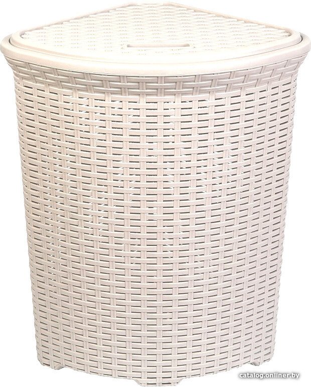 Корзина Violet Ротанг угловая 235026 (слоновая кость)