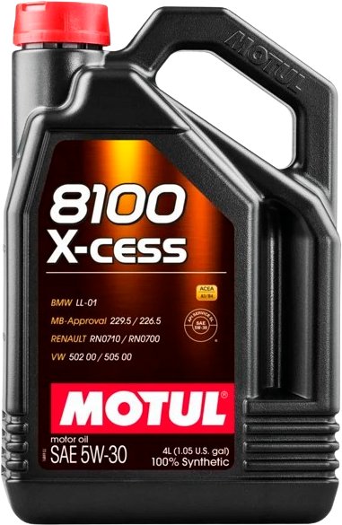 

Моторное масло Motul 8100 X-cess 5W-30 4л
