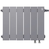 Биметаллический радиатор Royal Thermo PianoForte 300 VDR Silver Satin (6 секций)
