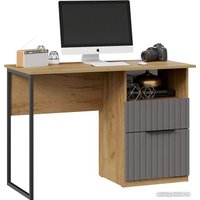 Стол Трия Хилтон тип 1 (дуб крафт золотой/графит матовый)