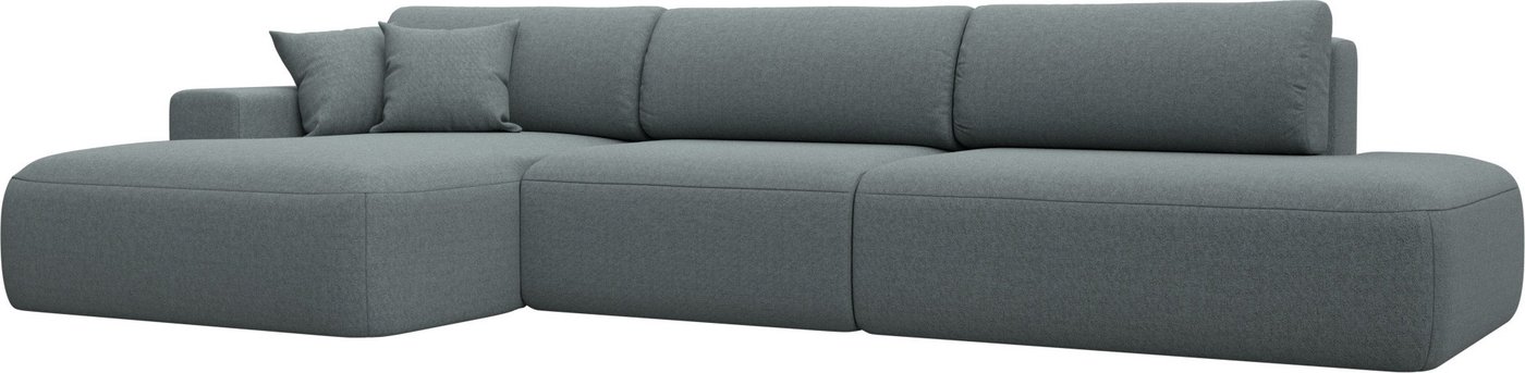 

Угловой диван Лига диванов Лига-036 НПБ Модерн Лонг левый 124696L (рогожка амур серый)