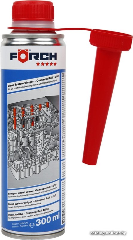 Присадка в топливо FORCH Дизельная присадка Common Rail 300мл 67527026