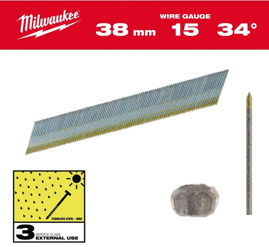 

Гвозди для пистолета Milwaukee 4932492579 (2500 шт)