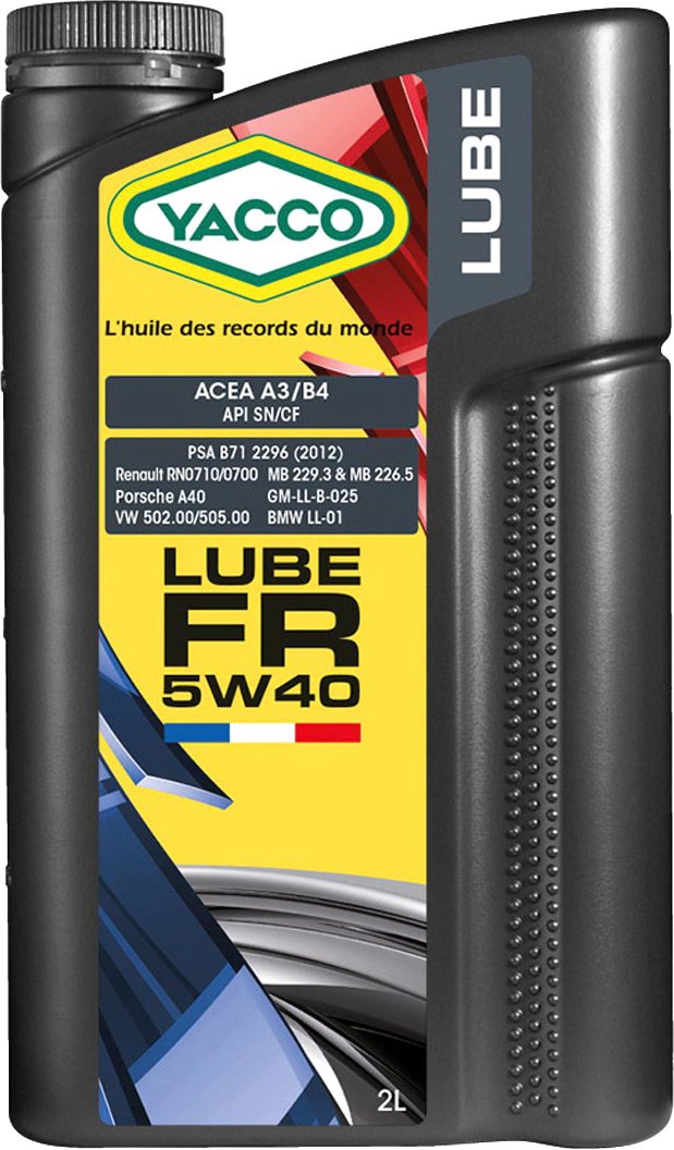 

Моторное масло Yacco Lube FR 5W-40 2л