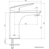 Смеситель Deante Coriander BCN 021N