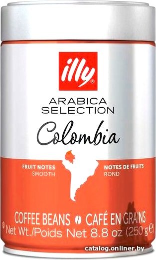 Кофе ILLY Arabica Selection Colombia зерновой 250 г