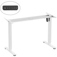 Стол ErgoSmart Electric Desk Light 1200х650х18 мм (бетон Чикаго/белый)