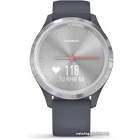 Гибридные умные часы Garmin Vivomove 3S (серебристый/синий)