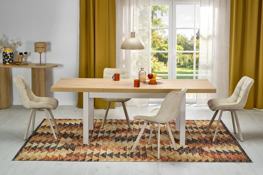 

Кухонный стол Halmar Tiago 140-220/80 (дуб гикори/кашемир)