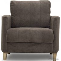 Интерьерное кресло Нижегородмебель Лора ТК 331 (ультра стоун серо-коричневый/бежевый)