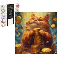 Алмазная мозаика  Феникс+ Кот с деньгами 68609