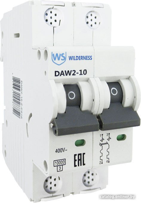Выключатель автоматический Wilderness DAW2-10 2P 40A B 10kA DAW2-10-2-B040
