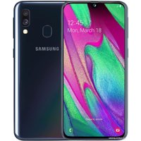 Смартфон Samsung Galaxy A40 4GB/64GB (черный)