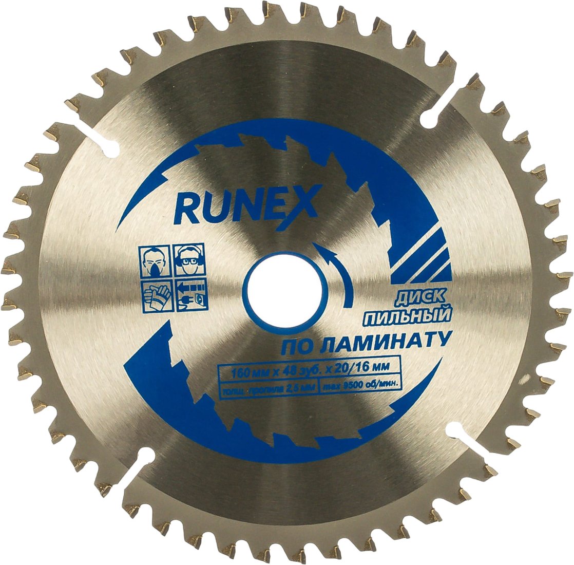

Пильный диск Runex 160х20/16 мм Z48 552001