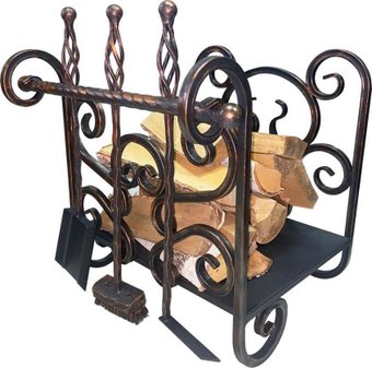 Дровница Мастер Феррум МФ-3 (бронза)