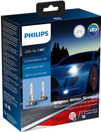 Philips H1 X-tremeUltinon LED 2шт