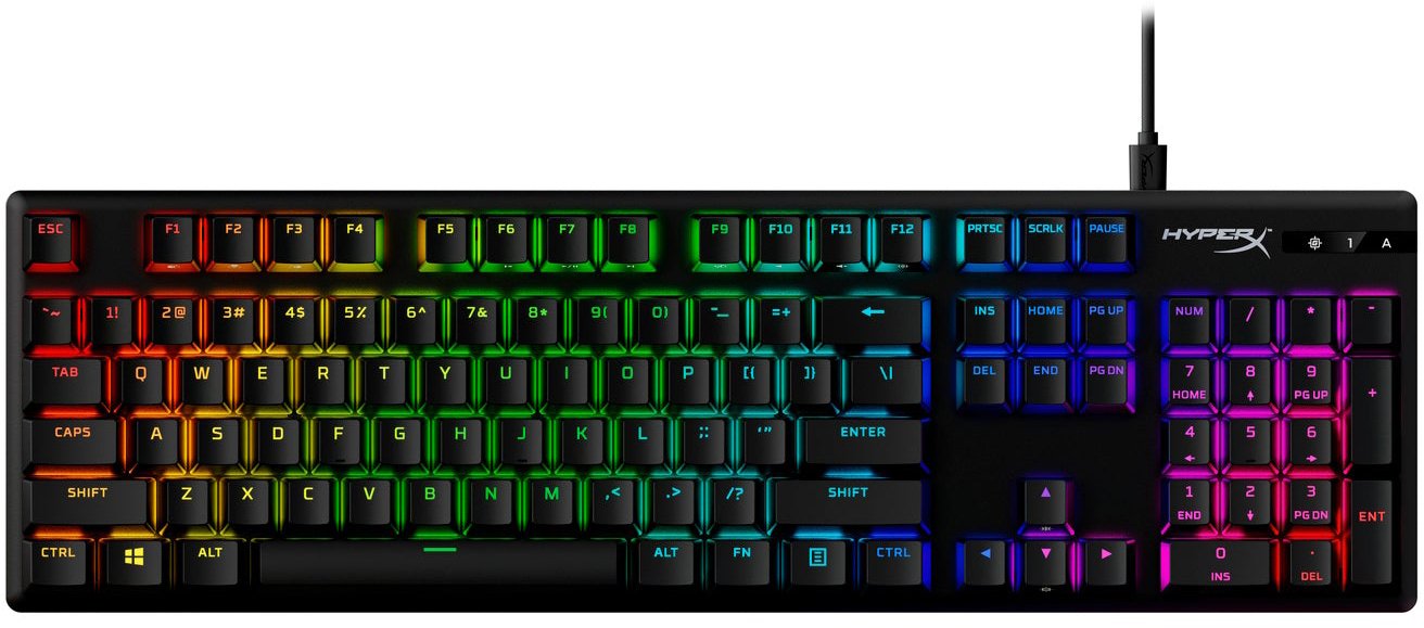 

Клавиатура HyperX Alloy Origins PBT (HyperX Aqua, нет кириллицы)