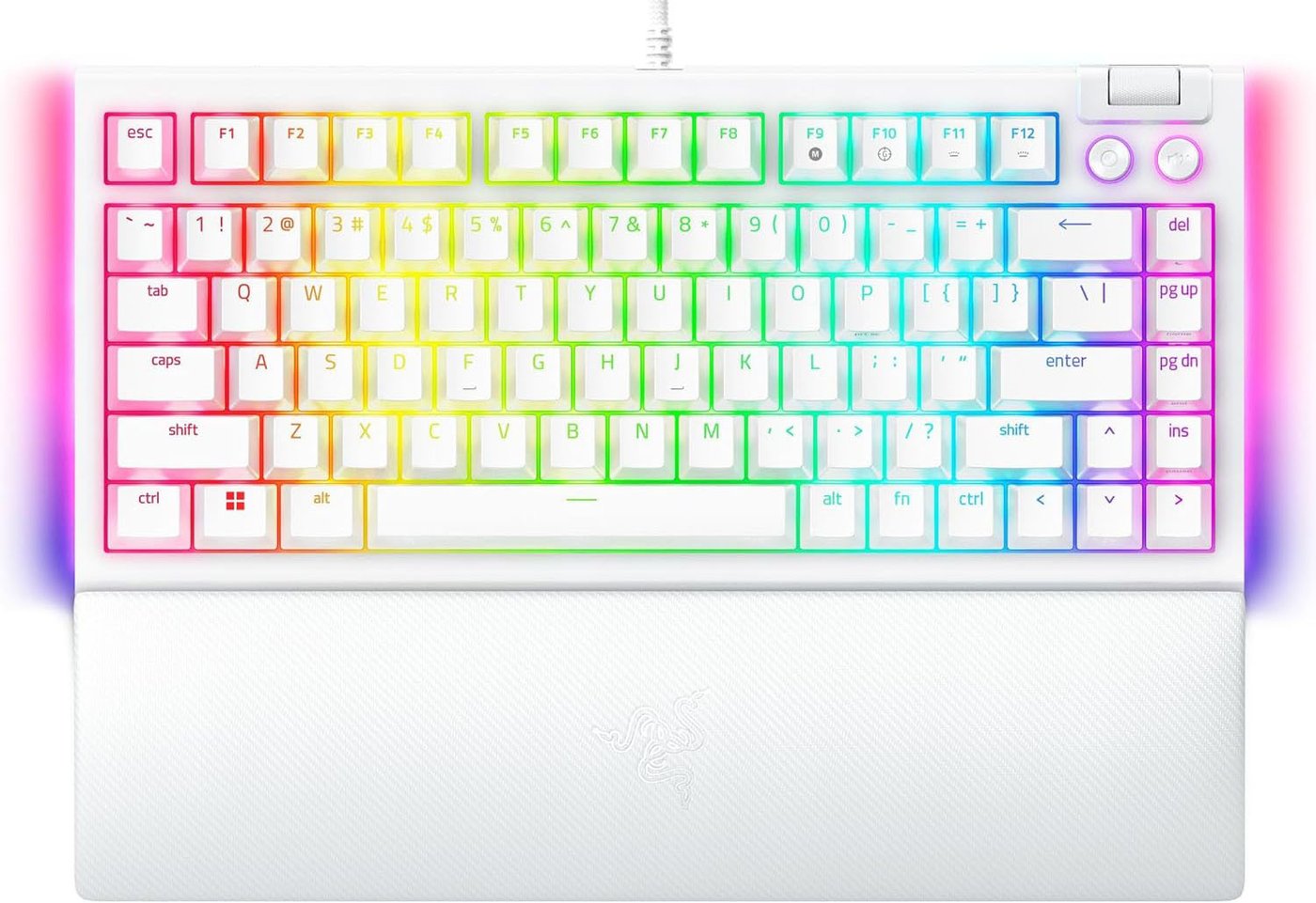 

Клавиатура Razer BlackWidow V4 75% (белый, нет кириллицы)