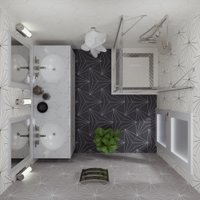 Душевой уголок Triton Дельта-Хром 90x90 (без поддона)