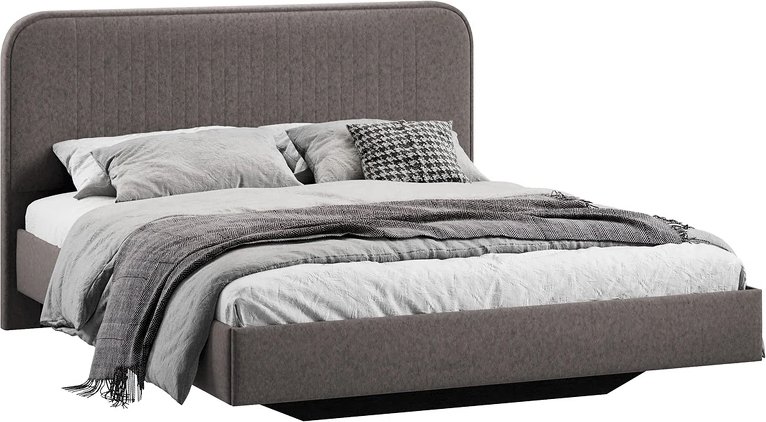 

Кровать Трия Тиффани Тип 1 180x200 (микровелюр Jercy Stone)