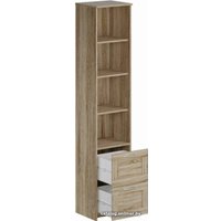 Стеллаж Mio Tesoro Сириус 2 ящика 39x190 2.02.07.140.3 (сонома)