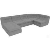 П-образный диван Лига диванов Холидей 101860 (серый)