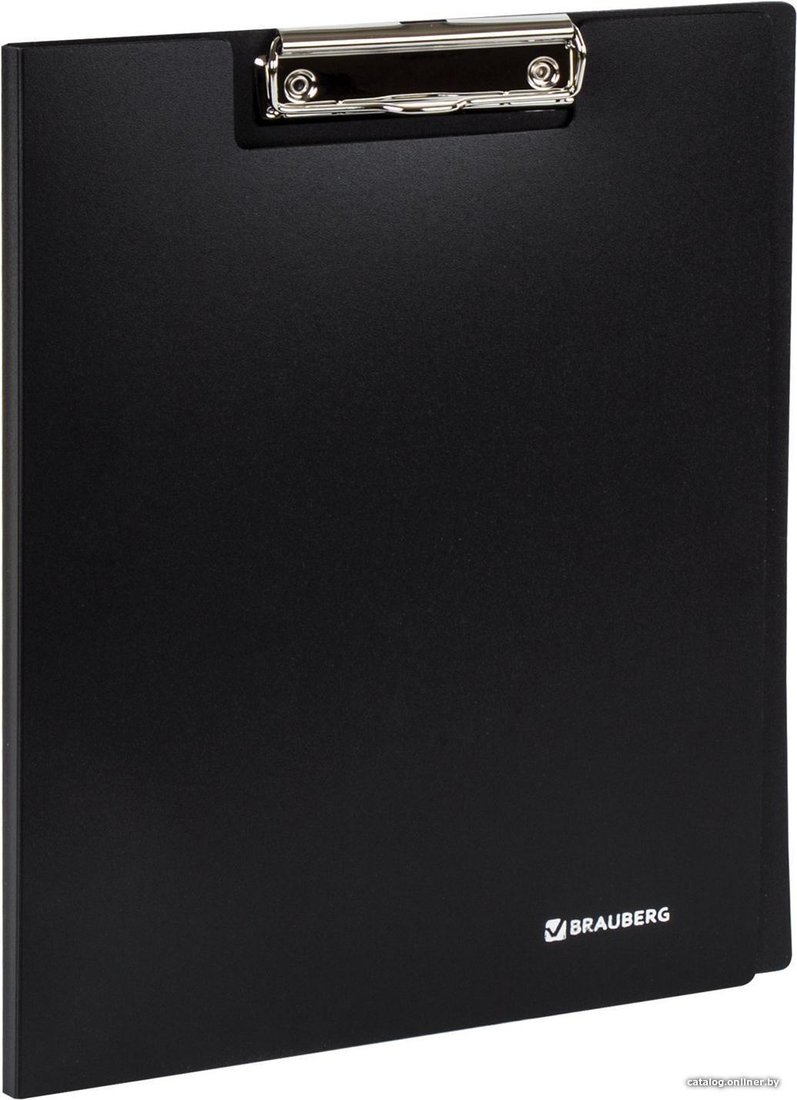 Планшет с зажимом BRAUBERG 221646 (черный)
