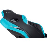 Игровое (геймерское) кресло Knight Thunder 5X (черный/голубой)