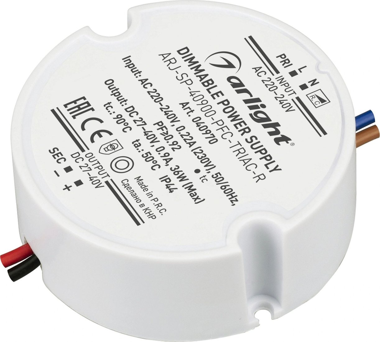 

Блок питания Arlight ARJ-SP-40900-PFC-TRIAC-R 040970
