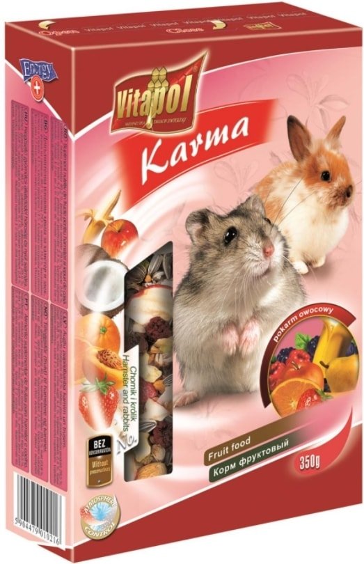 

Корм для грызунов Vitapol Karma фруктовый 350 г