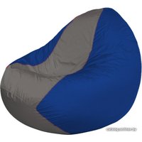 Кресло-мешок Flagman Classic К2.1-207 (синий/серый темный)