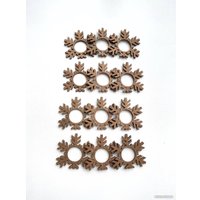 Кольцо для салфеток ОМурМебель Снежинки (12шт)