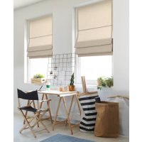 Мини римская штора Delfa Roman СШД-01М 170/8834 62x160 (бежевый)