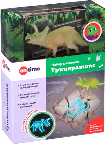Набор для опытов On Time Трицератопс 45058