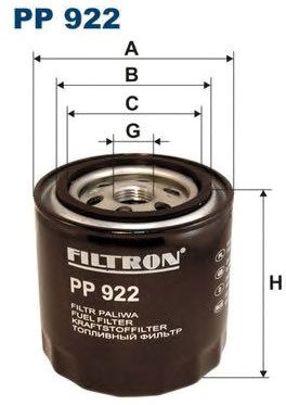 

Топливный фильтр Filtron PP922