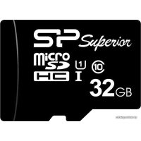 Карта памяти Silicon-Power Superior microSDHC SP032GBSTHDU1V10SP 32GB (с адаптером)