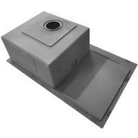 Кухонная мойка Stellar Decor S6550NB-R-D (нано черный)