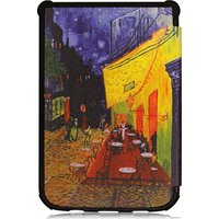 Обложка для электронной книги JFK для PocketBook Touch HD 3/617/616/627/632/633/628/606/Colour/Touch Lux 4/Lux 3/Lux 5/Basic Lux 2/Basic 4 (уличное кафе)