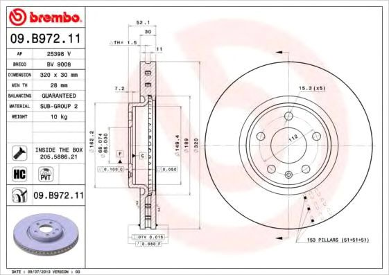

Brembo 09B97211