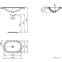 Умывальник Ideal Standard Connect E5049